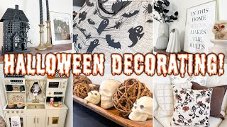 DIY HALLOWEEN DECORATING IDEAS 🎃 GET YOUR HOME READY FOR HALLOWEEN  Fall Decor Home Styling Ideas [upl. by Birch827]