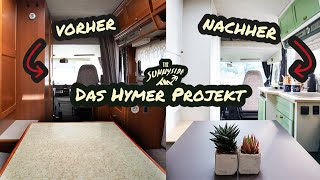 Room Tour VorherNachher Wohnmobil  Hymer 550S [upl. by Meldon]