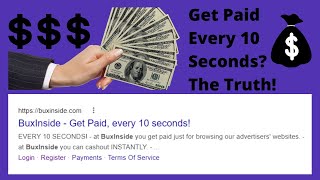 Get Paid Every 10 Seconds Bux Inside Review [upl. by Sane]