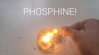 Toxic phosphine gas from aluminium phosphideexperiment [upl. by Nolte]