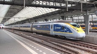 Eurostar E320 departing Amsterdam Centraal [upl. by Abisia]