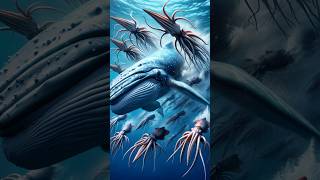 Blue Whale VS several Colossal Squids [upl. by Kiyoshi]