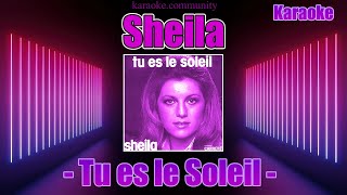 karaoke  Sheila  Tu es le soleil 1974 [upl. by Any]