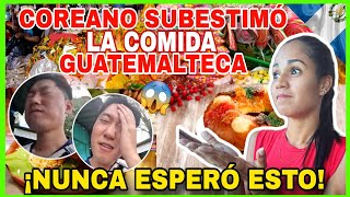 Coreano SUBESTIMÓ la COMIDA🍲 GUATEMALTECA🇬🇹Su EXPRESIÓN en INCREÍBLE😱Cubana reacciona reaction [upl. by Dumah500]