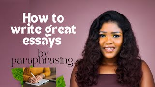 How to write great essays using paraphrasing techniques  IELTS [upl. by Carolyn]