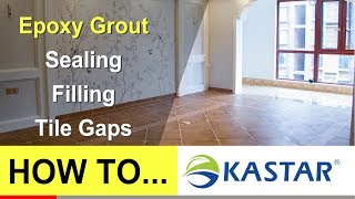 How To Grout Hall Floor With Porcelain Tile Sealant Kastar [upl. by Akiehsal130]