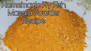 Fish fry masala powder recipe How to make Fish Masala Powder Fish Masala Powder by nimras kitchen [upl. by Itsirhc992]