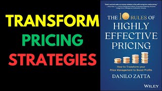 SUMMARY  The 10 Rules of Highly Effective Pricing  Danilo Zatta [upl. by Nalyd750]