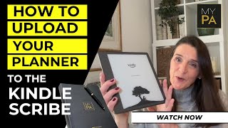 How to upload your digital planner to Kindle Scribe [upl. by Ahsyekat787]