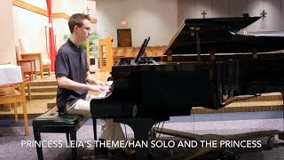 Princess Leias ThemeHan Solo and the Princess piano cover  Star Wars [upl. by Etnomaj]