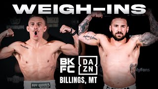 BKFC on DAZN MONTANA WeighIn  LIVE [upl. by Harl]