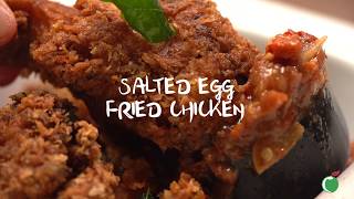 Salted Egg Fried Chicken Recipe [upl. by Russ]