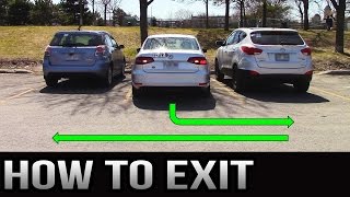 How to Exit a Parking Spot  90 Degrees and Parallel [upl. by Hillhouse137]