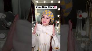 VIRAL Bow Hack🎀🤯 CHALLENGE shorts youtubeshorts [upl. by Arze]