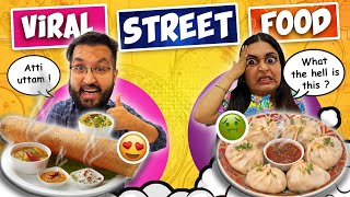 We tried the MOST Viral STREET FOOD 😱 Is It Worth it 🤬 [upl. by Nocaed]