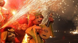 The Fallas Festival ValenciaSpain English version [upl. by Nwahsear]