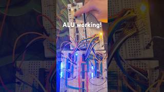 arithmetic logic unit ALU is working woohoo woohoo [upl. by Miza]