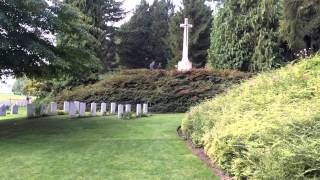 Mons  St Symphorien Cemetery August 2014 [upl. by Pippo882]