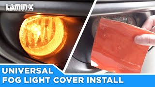 How to use a Laminx universal sheet to protect amp style your fog lights [upl. by Nork]