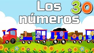 Los números del 1 al 30  Aprende los números [upl. by Ydnagrub]