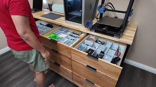 Building my custom 3D Printing Workbench [upl. by Aznerol249]