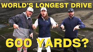 We Hit The LONGEST Drive In Golf HISTORY WORLD RECORD [upl. by Benedikta]