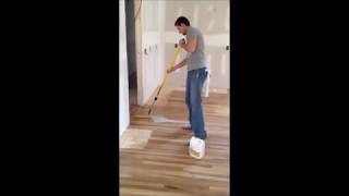 How to apply waterbased finish on hardwood floors [upl. by Surdna636]