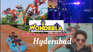 Wonderla Hyderabad  India’s Biggest Amusement Park Water Parktrendingvideoviralvideotravelvlog [upl. by Romney]