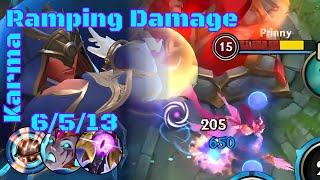 Karma  Ramping Damage Support  Patch 52d   Ranked  Ep367 [upl. by Magnum887]