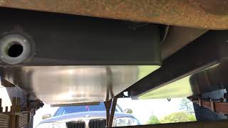 Overland No5 army trailer DIY camper trailer build Water tanks [upl. by Ynoep]