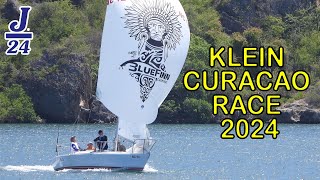 J24 Sailing  Klein Curacao Race 2024  4X Speed [upl. by Naivat731]