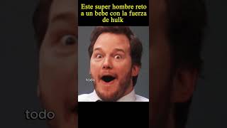 🤣Este super hombre reto a un bebe que viral pelis movie pelicula peliculas [upl. by Atteiram]