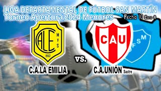 240615 TLDFSM Apertura F10 9naDiv  CALa Emilia vs CAUnión [upl. by Attikram]