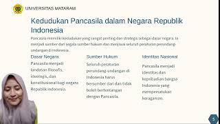 KELOMPOK 1  PANCASILA SEBAGAI DASAR NEGARA REPUBLIK INDONESIA  KIMIA [upl. by Adnam167]