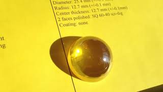 Zinc Selenide ZnSe Hemispherical Lens [upl. by Dnyletak101]