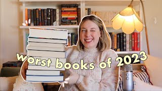 The WORST Books I Read in 2023 so many popular disappointments [upl. by Nibaj]