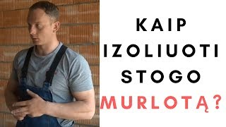 Kaip reikia izoliuoti stogo murlotą [upl. by Eirroc]