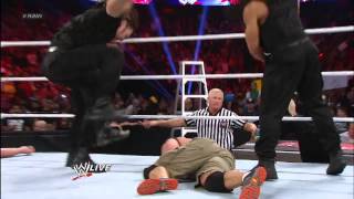 John Cena vs Big Show Raw Dec 10 2012 [upl. by Golter]