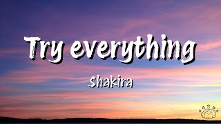 Shakira  Try Everything Lyrics From quotZootopiaquot [upl. by Atalee]