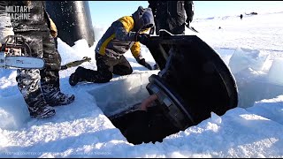 US Navy Submarine Breaks Through the Arctic Ice  ICEX 2016 [upl. by Alderman]