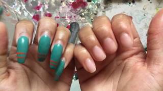 HOW TO PROPERLY REMOVE YOUR ACRYLIC NAILS AT HOME  NO DAMAGE amp KEEP YOUR LENGTH [upl. by Nicolle]