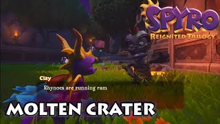 Chasing Thieves  Molten Crater  Spyro Year of the Dragon Reignited 100 Guide No Commentary [upl. by Dyl139]