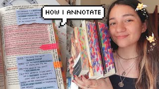 how i annotate my books  tips amp tricks 📖✍️ [upl. by Lenuahs]