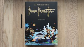 The Fantastic Worlds of Frank Frazetta Art Book Flipthrough Review  Taschen [upl. by Klarrisa149]