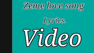 Zeme love song lyrics video Song Hera ba cham lei ne rua ge [upl. by Sandy]