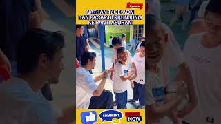 MOMEN NATHAN TJOEAON DAN PACAR BERKUNJUNG KE PANTI ASUHAN DI JAKARTA [upl. by Noryahs361]