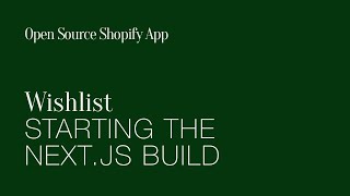 LIVE Building the Shopify app  Part 3  Nextjs [upl. by Kirby]