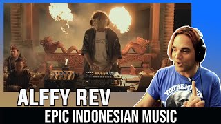 Guitarist React Alffy Rev  Epic Medley of Indonesian Cultures  Indonesia Music Reaction  DJ 2020 [upl. by Aierdna]