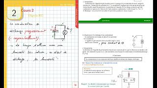 Le condensateur 3 correction Ex2  cours Dipole RC 1 [upl. by Coltun672]