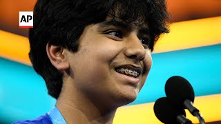 Dev Shah wins National Spelling Bee with psammophile [upl. by Ingraham]